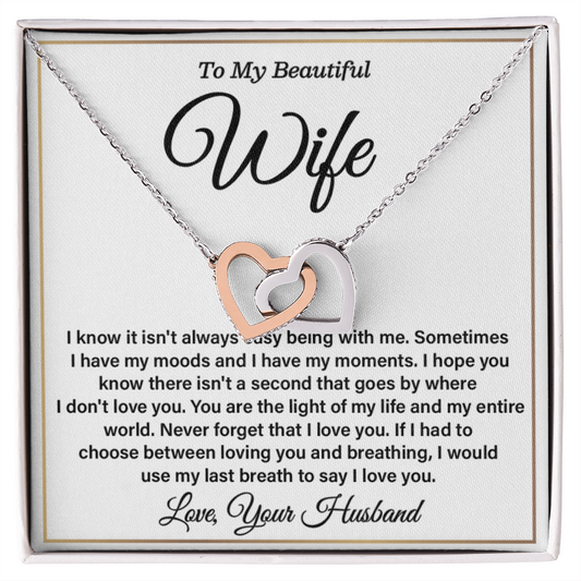 Romantic Gift For Wife From Husband With Loving Message Card