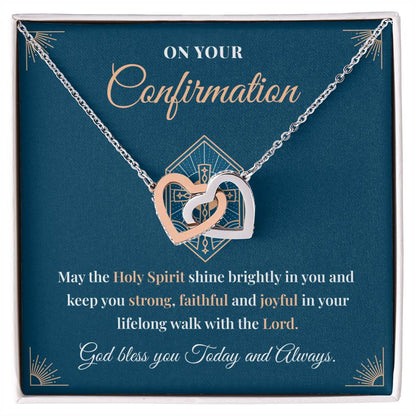 Confirmation Necklace Gift for Girl – Message Card