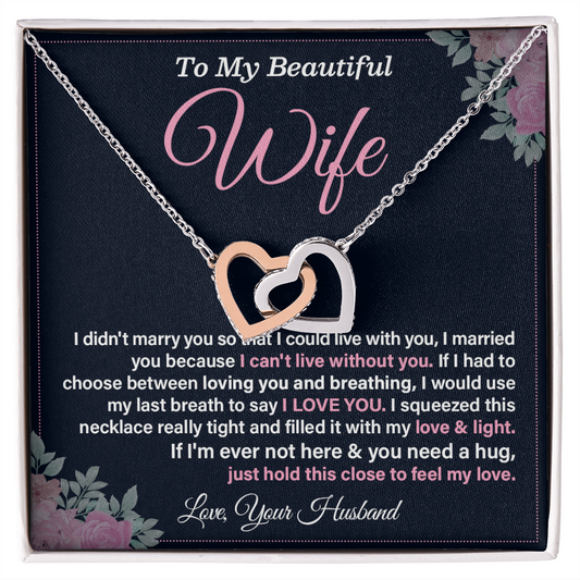 Heartfelt Romantic Gift for Wife from Husband with Loving Message Card