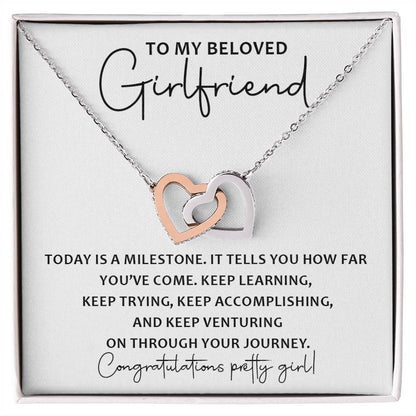 Milestone Graduation Necklace Gift for Girlfriend
