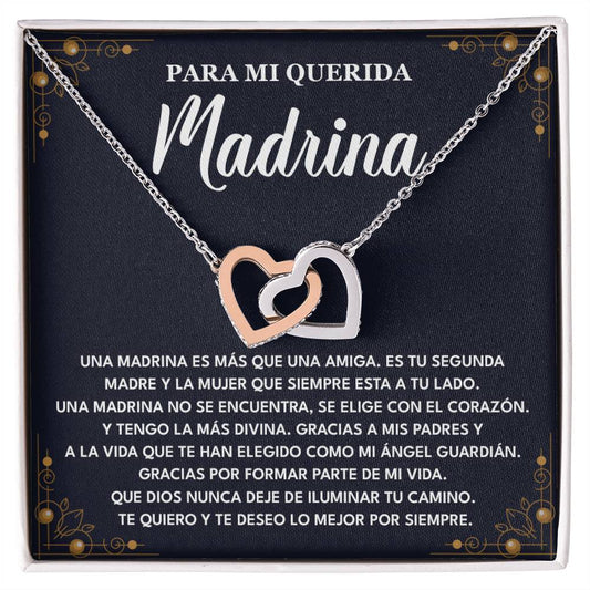 Collar Para Mi Querida Madrina Regalo De Gratitud Para Madrina Segunda Madre Y Amiga Mensaje De Amor Para Madrina Collar Con Dedicatoria De Gratitud Joyería Emotiva Para Madrina Detalle Especial Para Mi Madrina Regalo Personalizado Para Mi Madrina