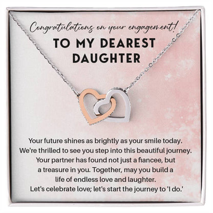 Gift for Daughter – Love Knot Necklace with Card