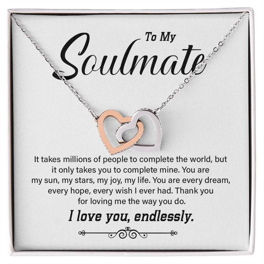 Soulmate Necklace Gift – You Complete My World