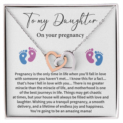 Pregnancy Gift for Daughter – Heartfelt Message Card