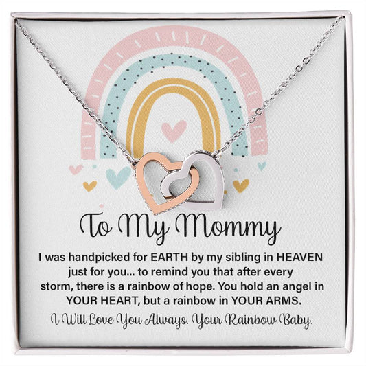 Rainbow Baby Necklace for Mom – Gift from Heaven