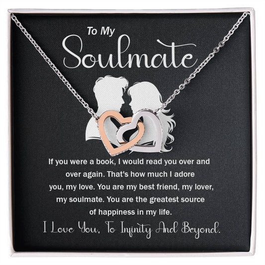 Soulmate Necklace Gift – Infinity Love Message Card