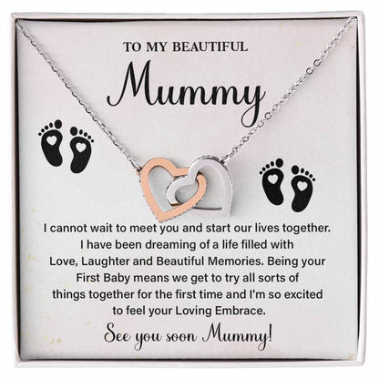 See You Soon Mummy Necklace – First Baby Gift