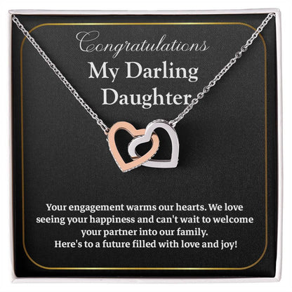 Engagement Necklace for Daughter from Parents – Elegant Gift Box