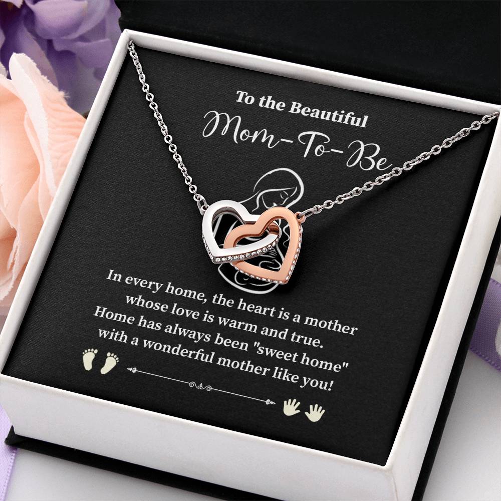 To The Beautiful Mom-to-be Heartfelt Necklace For Expecting Mothers Loving Jewelry For A New Mom Sweet Pendant Sentimental Gift For Mom-to-be Loving Pendant Appreciation Necklace Sentimental Pendant For Motherhood Sweet Pendant For A Growing Family