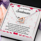 Soulmate Interlocking Hearts Gift with Message Card