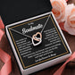 Soulmate Hearts Necklace with Message Card & Gift Box