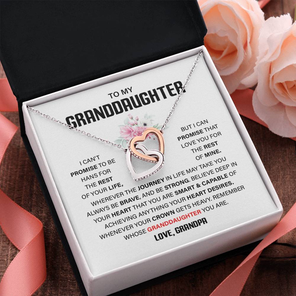 Granddaughter Gift from Grandpa – Interlocking Hearts Box