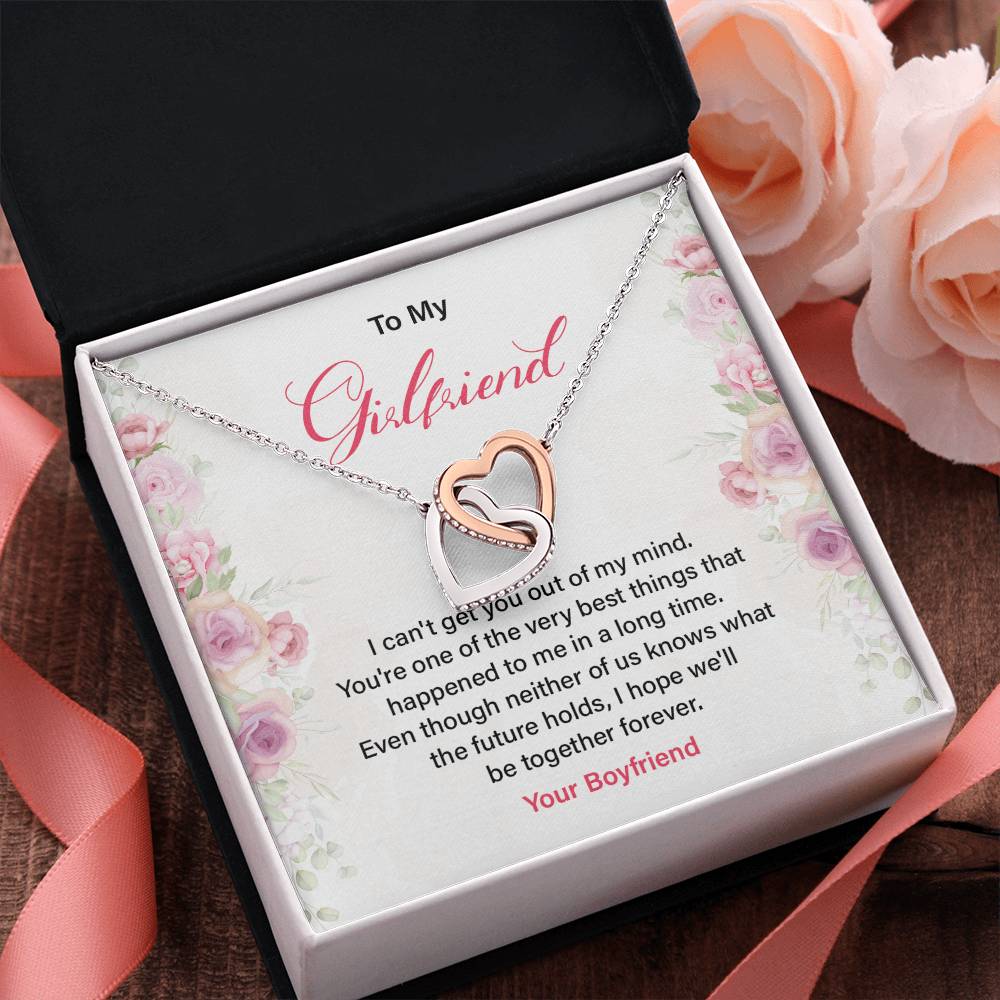Romantic Girlfriend Necklace with Love Quote