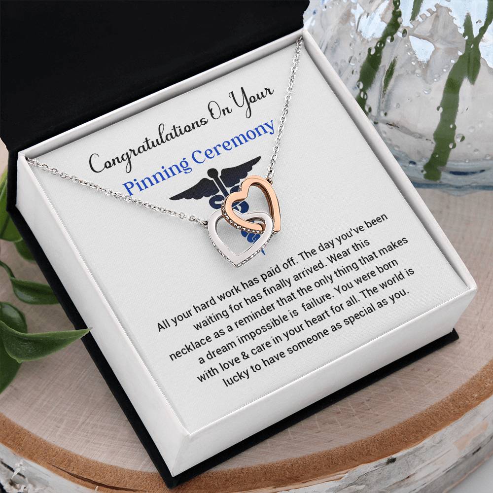 Congratulations On Your Pinning Ceremony Necklace Pinning Ceremony Necklace Gift Congratulations Pinning Ceremony Jewelry Pinning Ceremony Keepsake Necklace Special Heart Necklace Gift Gift For Graduates Pinning Ceremony