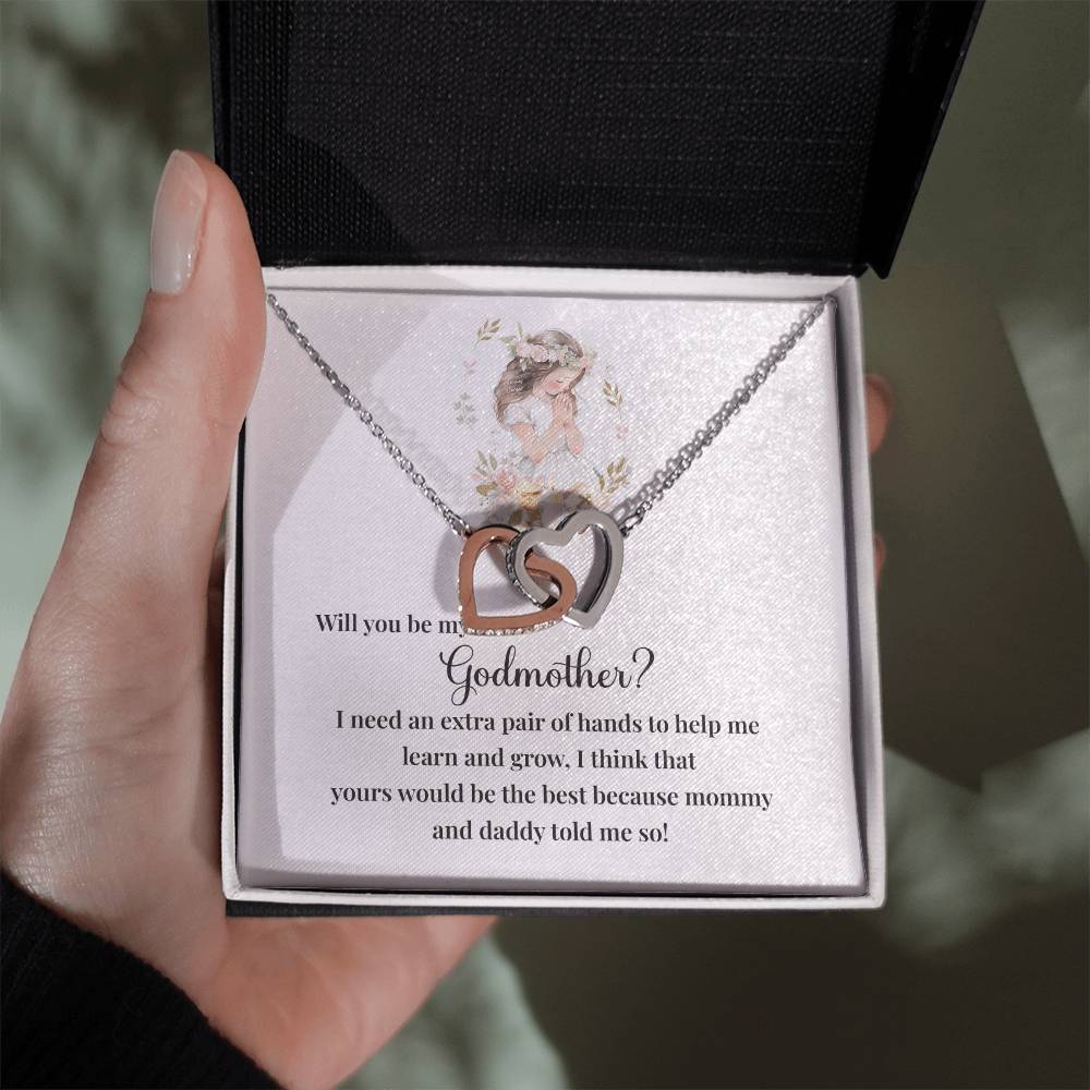 Will you be my Godmother Symbol Of Hope Jewelry Inspirational Bond Necklace Shine Bright Necklace Courageous Spirit Jewelry Embrace Your Potential Necklace Goddaughter's Journey Pendant Guidance And Love Necklace Dream Chaser Jewelry