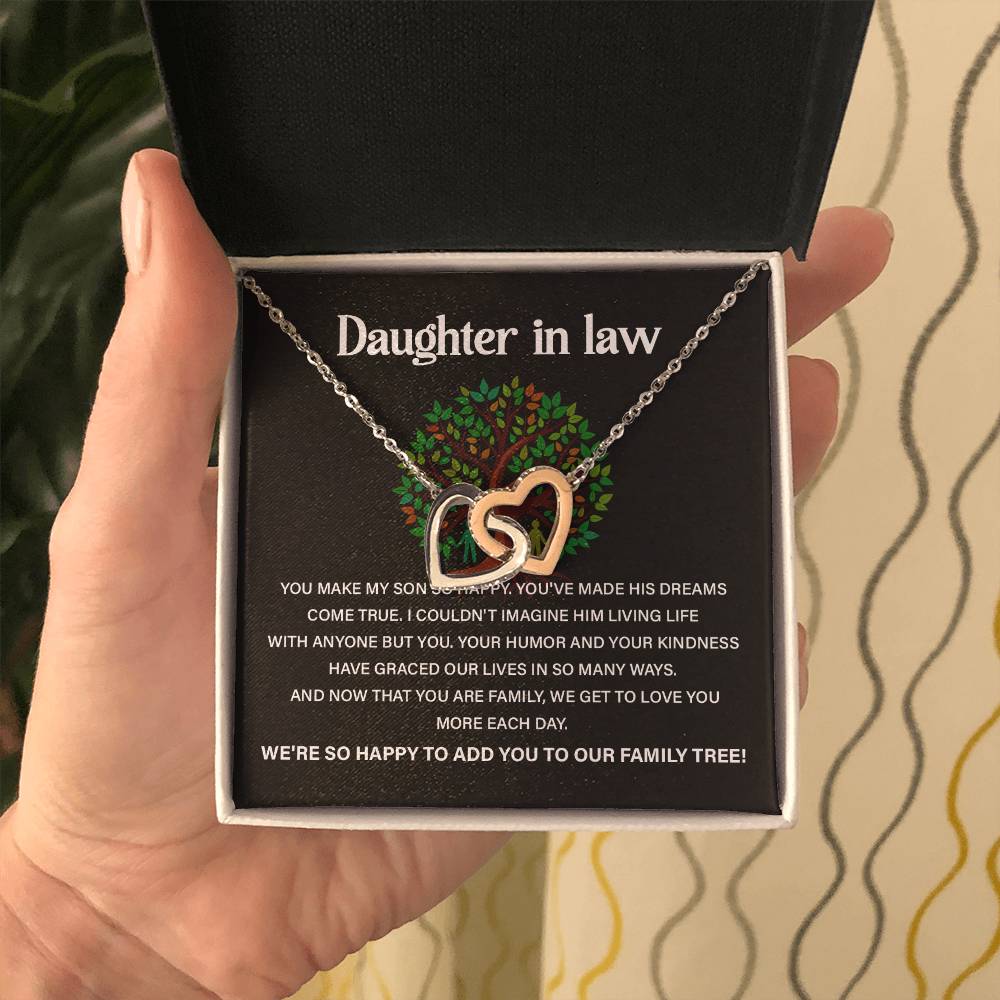 Daughter-in-law  Necklace For Daughter-in-law Loving Gift For Daughter-in-law Necklace For Daughter-in-law’s Happiness Gift For Daughter-in-law From Family Special Necklace For Daughter-in-law Gift For Daughter-in-law’s Marriage