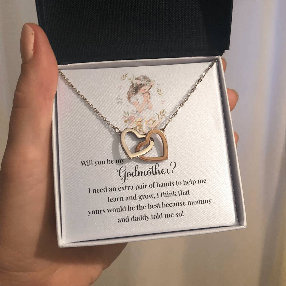 Will you be my Godmother Symbol Of Hope Jewelry Inspirational Bond Necklace Shine Bright Necklace Courageous Spirit Jewelry Embrace Your Potential Necklace Goddaughter's Journey Pendant Guidance And Love Necklace Dream Chaser Jewelry