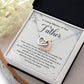 Loss of Father Memorial Necklace Interlocking Hearts Gift Box