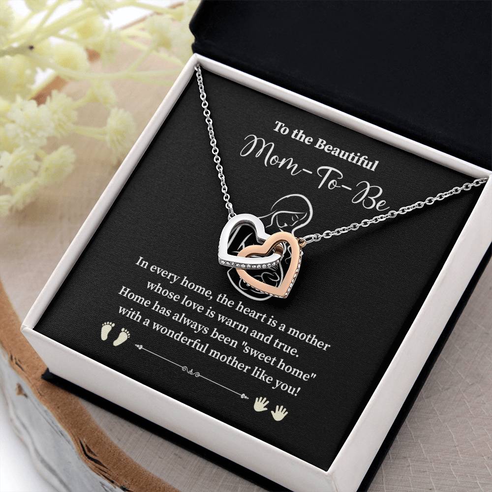 To The Beautiful Mom-to-be Heartfelt Necklace For Expecting Mothers Loving Jewelry For A New Mom Sweet Pendant Sentimental Gift For Mom-to-be Loving Pendant Appreciation Necklace Sentimental Pendant For Motherhood Sweet Pendant For A Growing Family