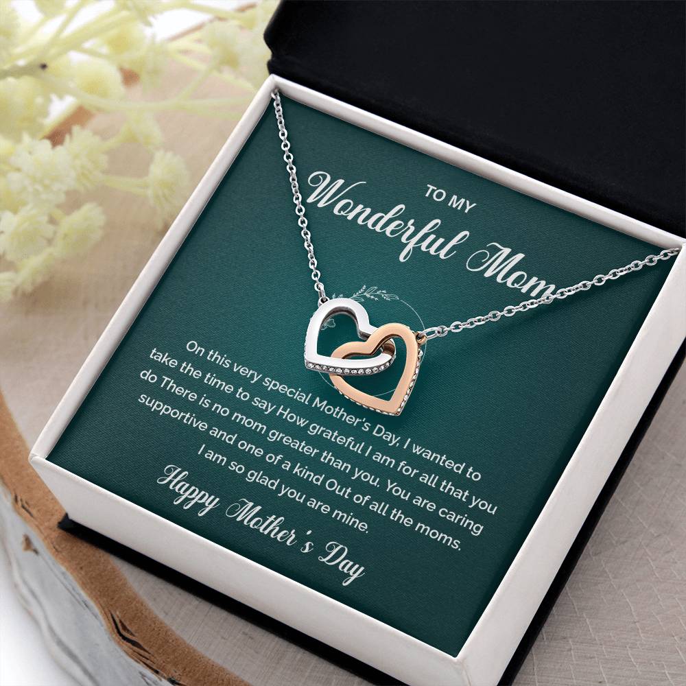 To My Wonderful Mom One-of-a-kind Mom Necklace Best Mom Ever Necklace Gratitude For Mom Necklace Spiritual Bond With Mom Necklace Heartfelt Message Necklace For Mom Wonderful Mom Necklace Gift Heartfelt Gift For Mom Gift For Mom