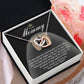 Pregnancy Necklace Gift for Mom from Bump with Sentimental Card