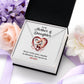 Mother Daughter Necklace Gift – With Message Card