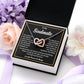 Soulmate Hearts Necklace with Message Card & Gift Box