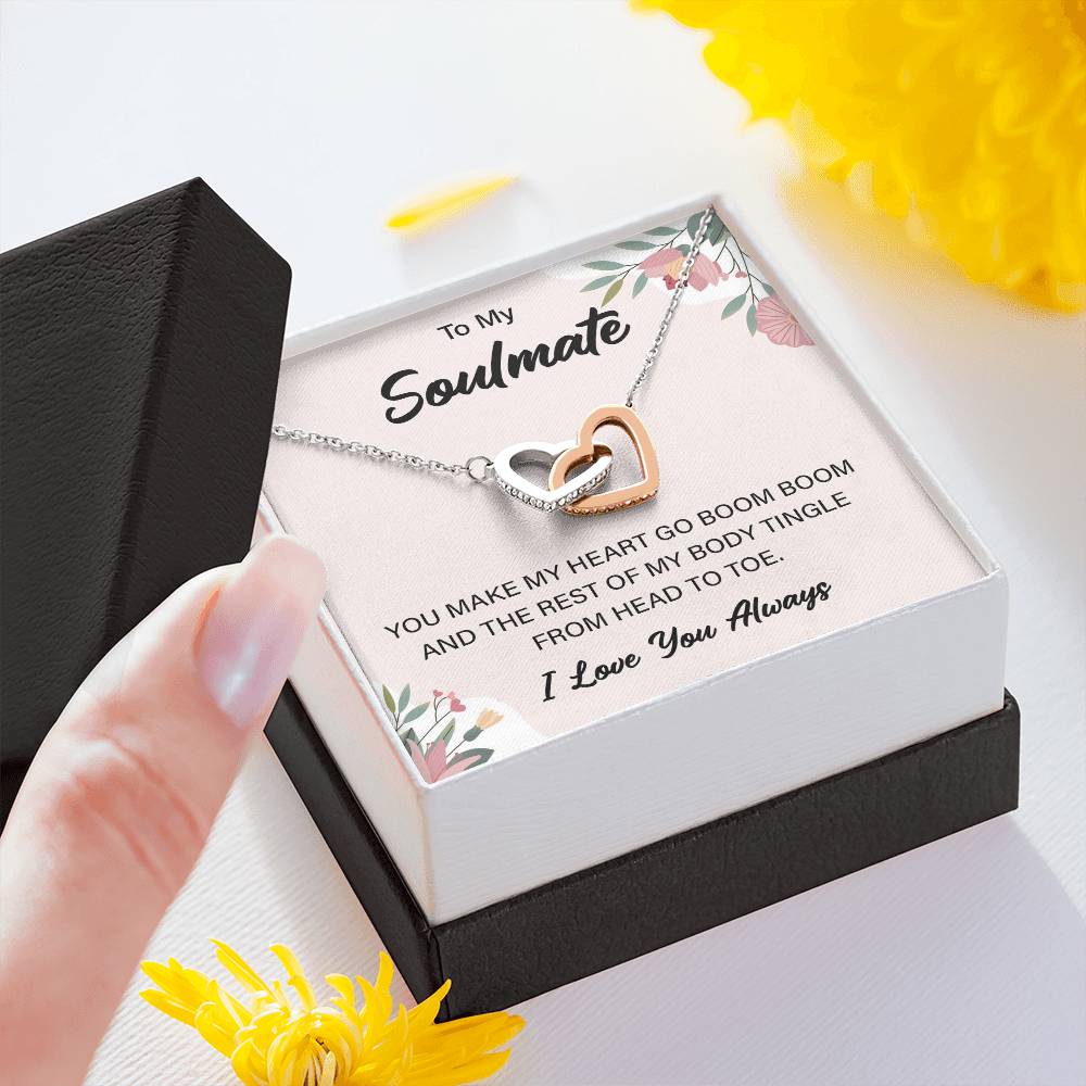 Romantic Soulmate Gift for Girlfriend – Message Card