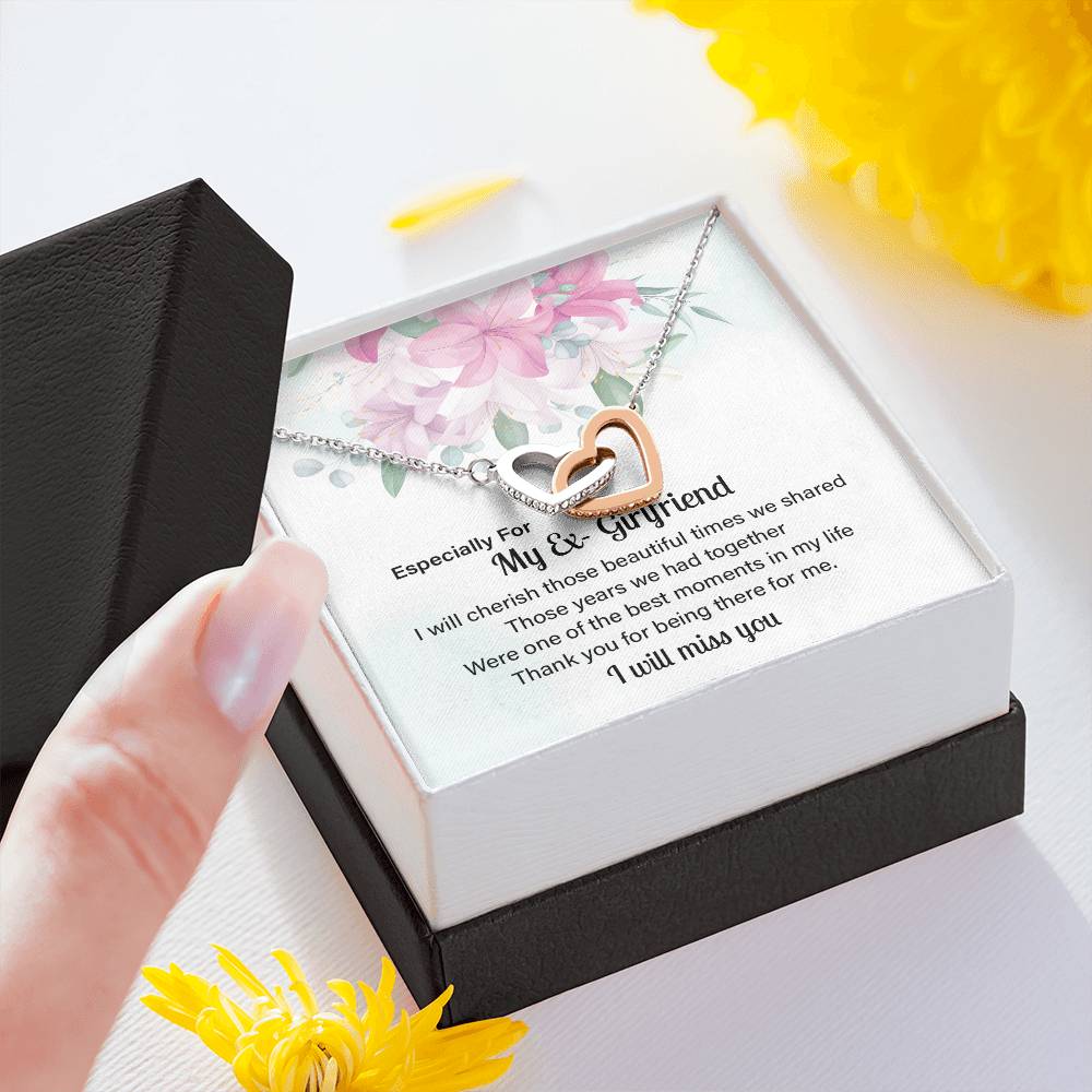 Ex-Girlfriend Gift – Heart Necklace with Message Card