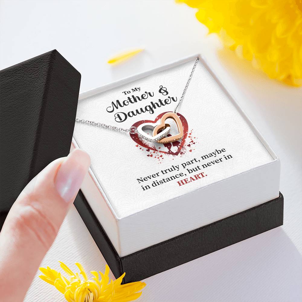 Mother Daughter Necklace Gift – With Message Card