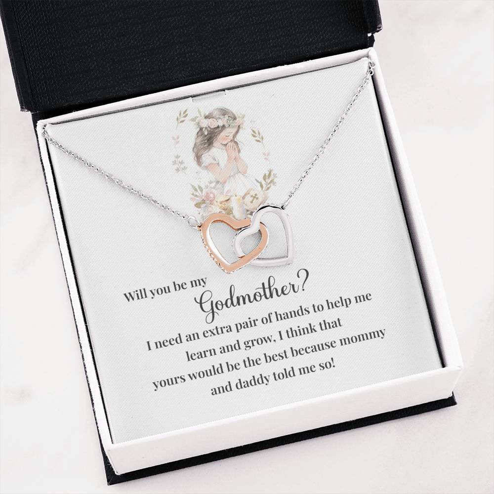 Will you be my Godmother Symbol Of Hope Jewelry Inspirational Bond Necklace Shine Bright Necklace Courageous Spirit Jewelry Embrace Your Potential Necklace Goddaughter's Journey Pendant Guidance And Love Necklace Dream Chaser Jewelry