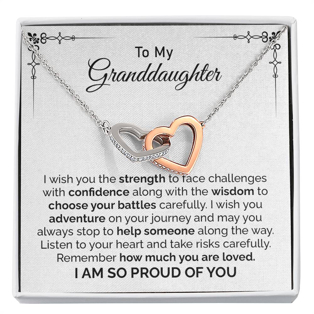 To My Granddaughter From Grandfather And Grandmother
