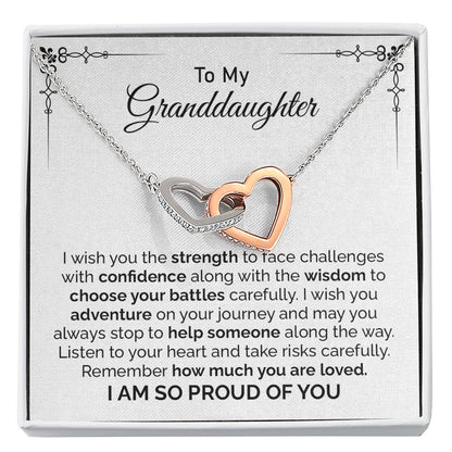 To My Granddaughter From Grandfather And Grandmother