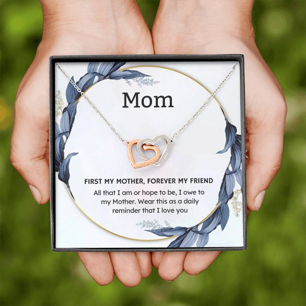 Necklace Gift for Mom – Message Card and Gift Box