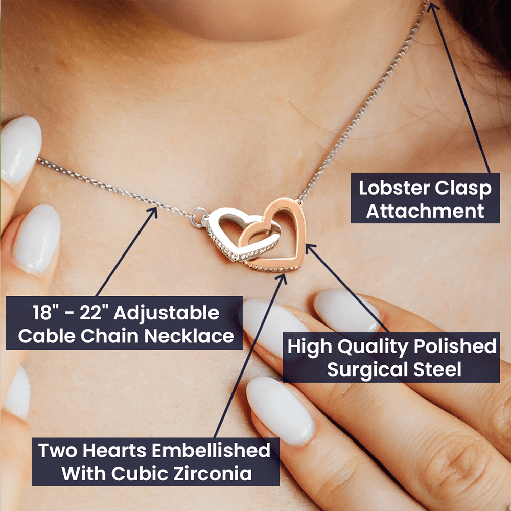 Mom Necklace Gift for Mother – With Message Card
