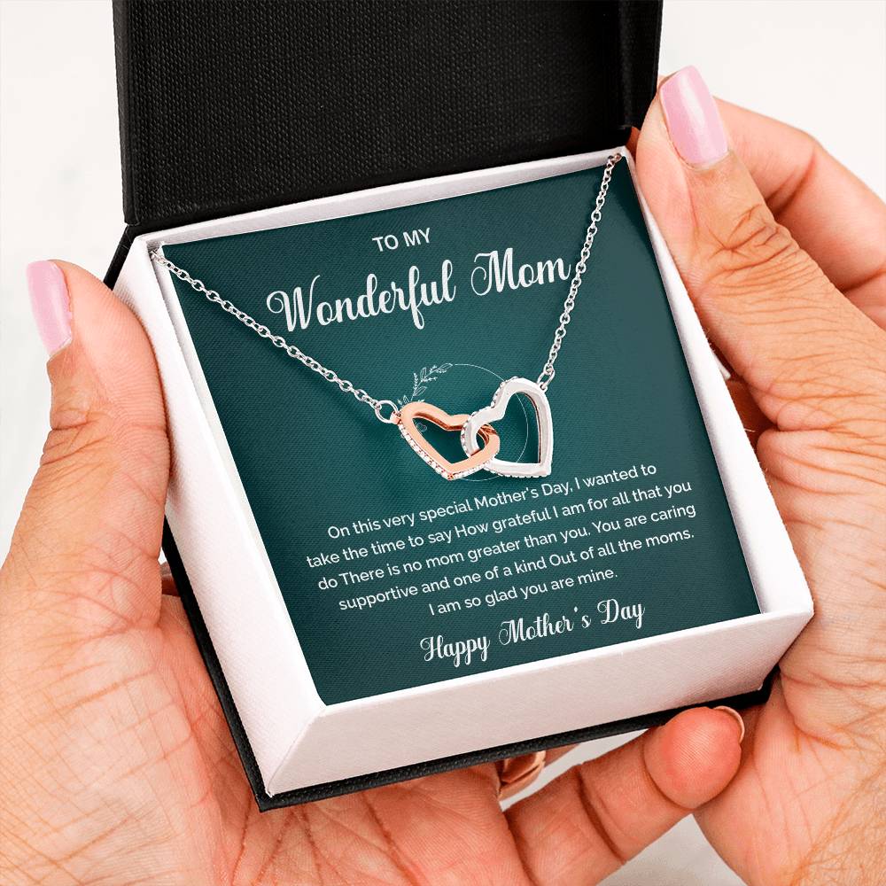 To My Wonderful Mom One-of-a-kind Mom Necklace Best Mom Ever Necklace Gratitude For Mom Necklace Spiritual Bond With Mom Necklace Heartfelt Message Necklace For Mom Wonderful Mom Necklace Gift Heartfelt Gift For Mom Gift For Mom