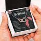 To My Beautiful Girlfriend Necklace – Gift with Message Card