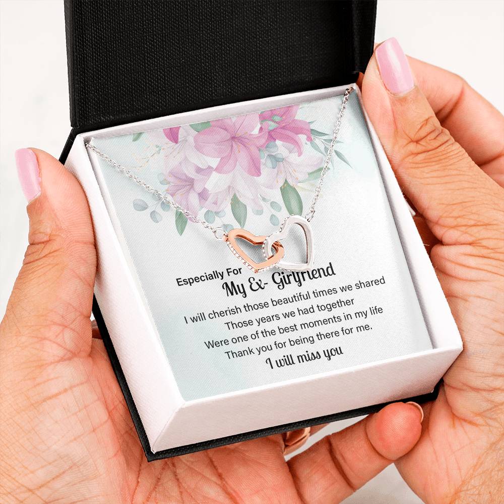 Ex-Girlfriend Gift – Heart Necklace with Message Card