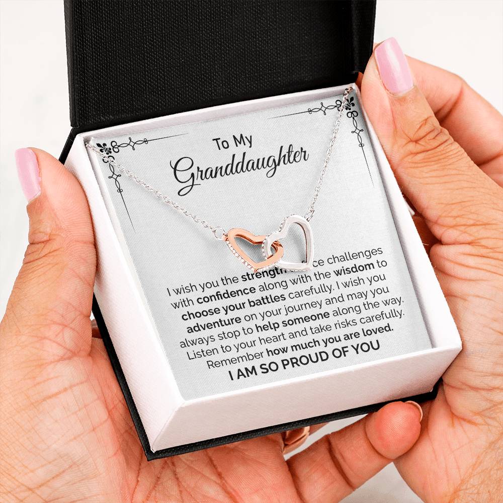 To My Granddaughter From Grandfather And Grandmother