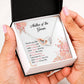 Sentimental Mother of Groom Jewelry With Message Card