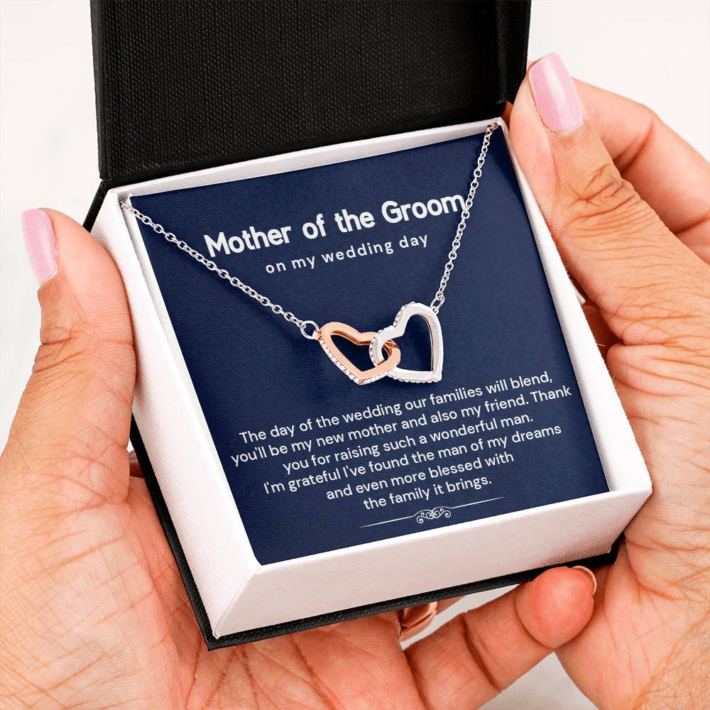Mother of Groom Necklace Gift from Bride With Gift Box