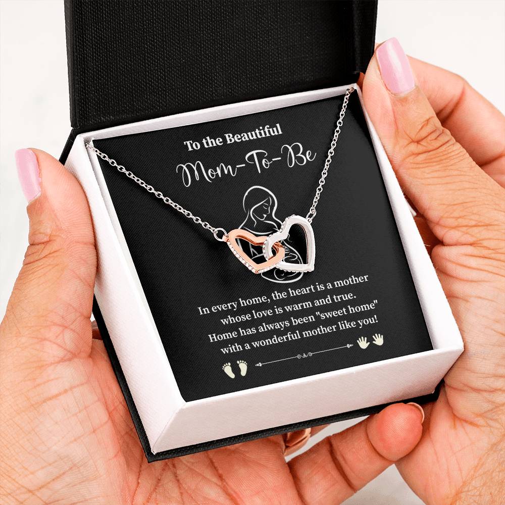 To The Beautiful Mom-to-be Heartfelt Necklace For Expecting Mothers Loving Jewelry For A New Mom Sweet Pendant Sentimental Gift For Mom-to-be Loving Pendant Appreciation Necklace Sentimental Pendant For Motherhood Sweet Pendant For A Growing Family