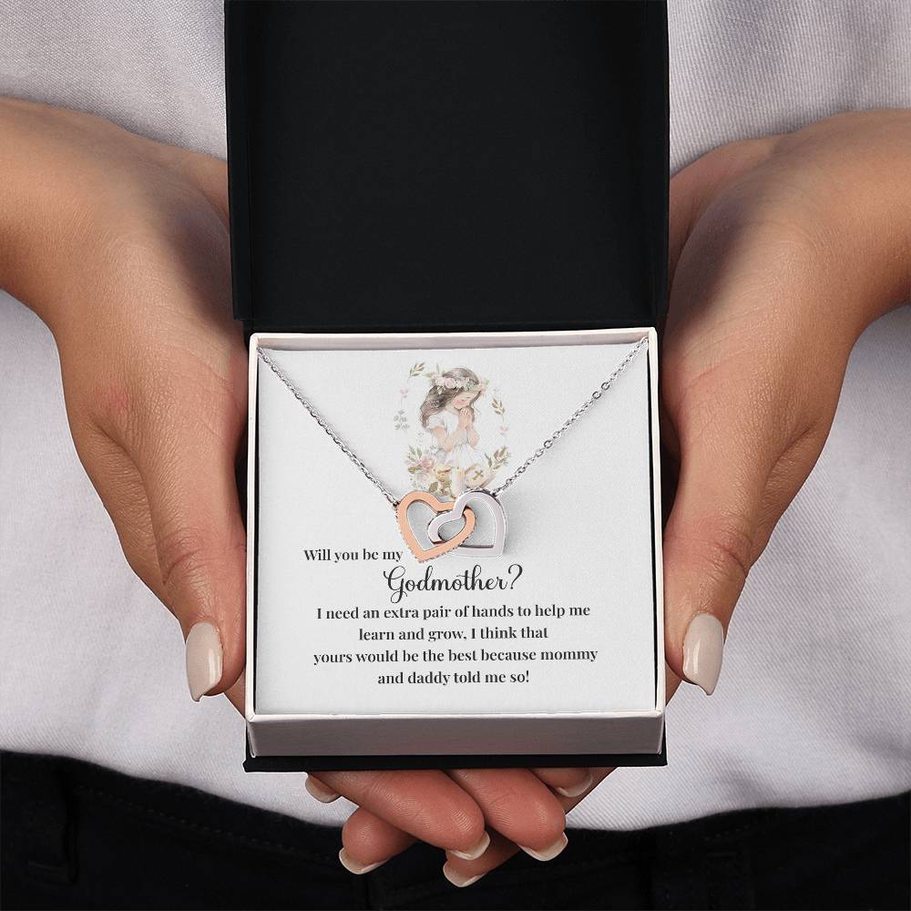 Will you be my Godmother Symbol Of Hope Jewelry Inspirational Bond Necklace Shine Bright Necklace Courageous Spirit Jewelry Embrace Your Potential Necklace Goddaughter's Journey Pendant Guidance And Love Necklace Dream Chaser Jewelry