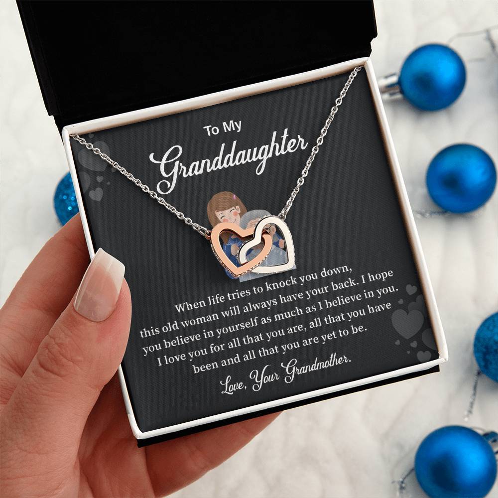 Granddaughter Necklace Gift from Grandma