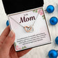Mom Necklace Gift for Mother – With Message Card