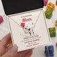 Mom Necklace from Daughter – Gift Box Message Card