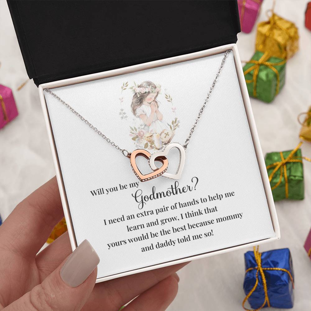 Will you be my Godmother Symbol Of Hope Jewelry Inspirational Bond Necklace Shine Bright Necklace Courageous Spirit Jewelry Embrace Your Potential Necklace Goddaughter's Journey Pendant Guidance And Love Necklace Dream Chaser Jewelry