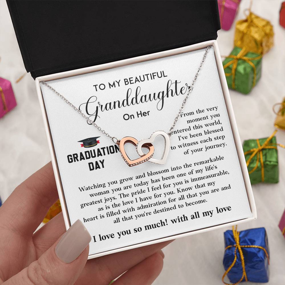 Graduation Day Necklace Gift for Granddaughter