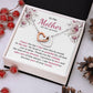 Sentimental Mother of Groom Jewelry With Message Card