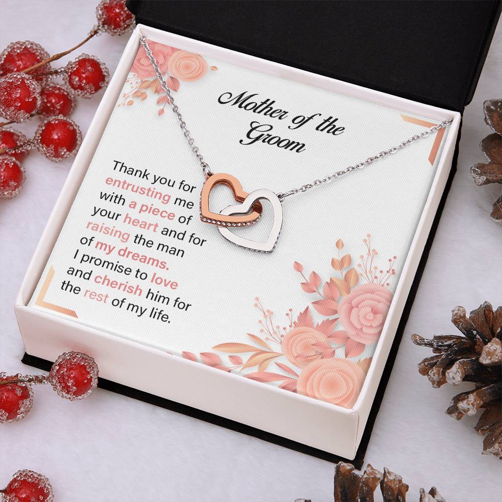 Sentimental Mother of Groom Jewelry With Message Card